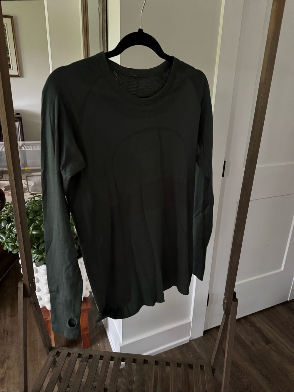 lululemon athletica Long-Sleeve Crew Top - forest green/olive